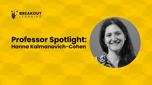 Professor Spotlight - Hanna Kalmanovich-Cohen_v01
